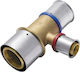 Three-Way Brass Reducer Press 63 20 63kan-therm