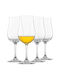 Schott Zwiesel Set of Glasses Whiskey made of Glass Stemmed 218ml 4pcs