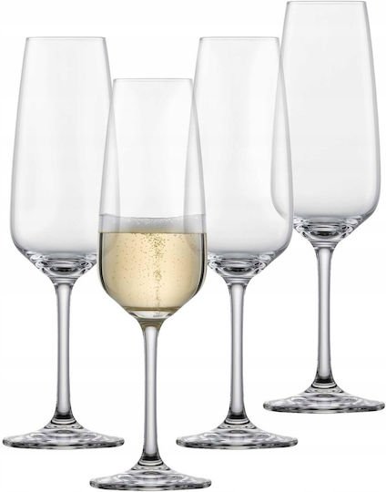 Lumarko Set of Glasses Champagne made of Glass Stemmed 283ml 4pcs