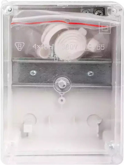 Elektro Plast Ηλεκτρολογικό Κουτί Εξωτερικής Τοποθέτησης IP55 Διάφανο