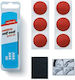 Weldtite Fahrradwerkzeuge und Schmiermittel Reifenpannen Red Devils Selbstklebendes Patch-Set 6 X Selbstklebende Patches Box 25 Stück Wld-1036