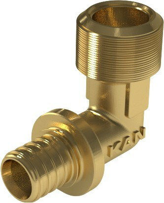 90° Месингова Гъвкава Г-Образна Фитинг Gz Ultraline 25 R3/4"