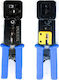 Microconnect Ethernet Internet Cable Crimping Plier RJ12, RJ11, RJ45 with Cable Cutter
