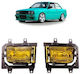 Halogen BMW 3 E30 Facelift Gelbe Autoscheinwerfer