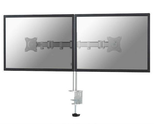 Neomounts Halterung Auf dem Schreibtisch für 2 Monitore bis 27" (NM-D135DSILVER)