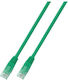 Patchcord Rj45 U Utp Cat 6 Pvc Cca Green 3m