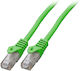 Patchcord RJ45 U/UTP Cat 6 LSZH CCA Verde 3m