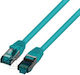 Patch Cord Securitynet S/FTP Cat.6a Green 5m LSZH PC-6ASFTPLSZH-GN5