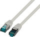 Patchcord Rj45 S Ftp Cat 6a Lszh Gray 3m