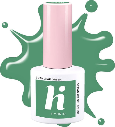 Hi Hybrid Glossy Long Lasting Nail Polish 370 Leaf Green 5ml