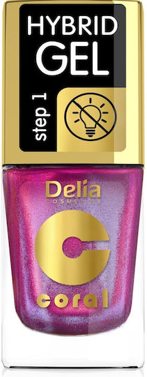 Delia Cosmetics Glossy Βερνίκι Νυχιών Μακράς Διαρκείας 107 - Multireflex 11ml