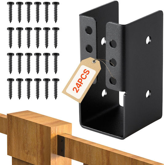 Vevor 24 Pieces Beam Hangers Hidden Beam Hanger 1.93x3.62 Inches/49x92 Mm