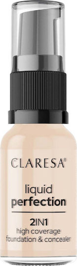 Claresa Liquid Perfection Concealer Lichid 101,5 Vanilie 18gr