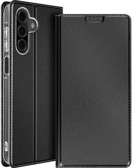 Dux Ducis Case Samsung Galaxy A26 Satin Effect Card Holder Video Holder Black