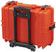 Plastica Panaro Flight Case Mit Rollen Orange