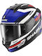 Shark D-Skwal 3 Firstlap KBR Mat Black/Blue Κράνος Μηχανής Full Face ECE 22.06 1540gr με Pinlock και Sunvisor