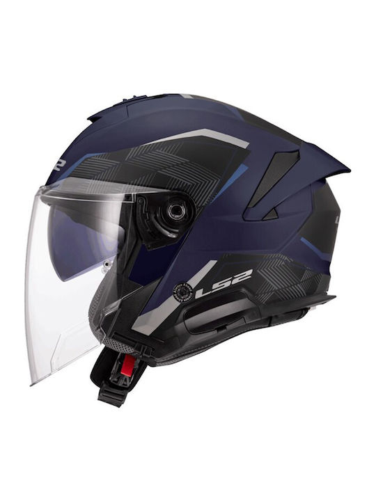 LS2 Verso II OF618 Air Matt Navy Blue Κράνος Μη...