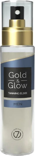7Suns Cosmetics Gold & Glow For Men Солариум Масло За Тяло Светъл 100ml