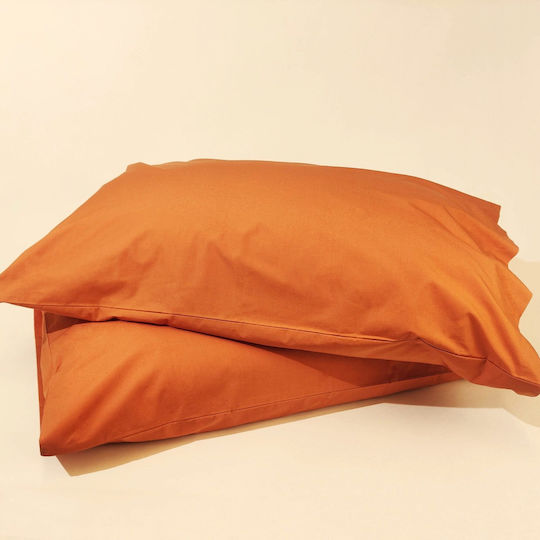 Kotonia Home Σετ cu plic de acoperire Portocaliu 50x80cm