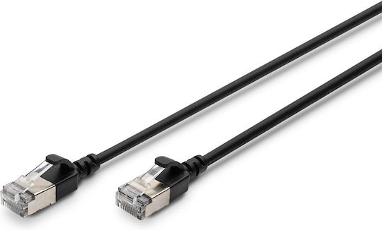 Digitus U/UTP Cat.6a (Gigabit) Καλώδιο Δικτύου Ethernet 2m Μαύρο