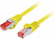 Lanberg S/FTP Cat.6 (Gigabit) Cablu De Rețea Ethernet 3m Galben