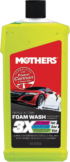 Mothers – Spumă Activă Auto Acțiune Triplă PH Neutru 473ml
