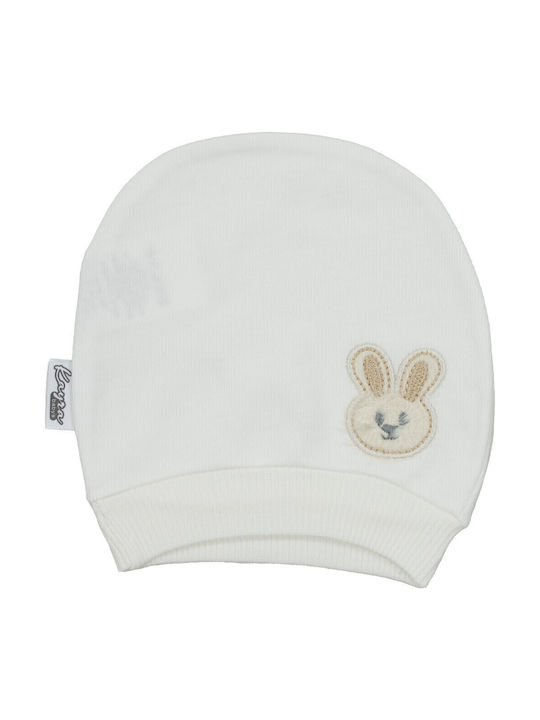Kids Beanie Knitted Beige for Newborn