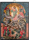Artis Gilding & Restoring The Transfiguration of the Savior Icon 18th Century 14 x 18 Cm