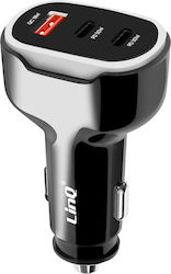 Linq Cigar Lighter Charger 50w Dual Usb-c + Usb Fast Charge Compact Black Linq Cigar Lighter Charger 50w Dual Usb-c + Usb Fast Charge Compact Black