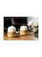 Vialli Design Mug Glass Transparent 400ml 2pcs