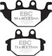 Sfac Carbon Series Τακακια Φρενων Scooter 17200826 Ebc