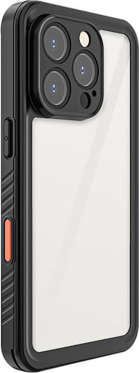 Eiger Husă 360° Față Spate iPhone 16 Pro Max IP68 Ultra Consolidată Transparentă