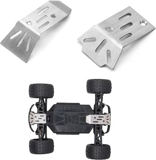 Protonrc Stainless Steel Skid Plate Guard Arrma 1/18 Granite Grom Monster Truck Pieces