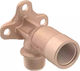 Geberit Γωνία Σύνδεσης Geberit Mepla 90° Εξωτερικό Σπείρωμα Masterfix 1/2'' Βάση