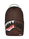 Sprayground DLXSV School Bag Backpack Junior High-High School Brown with Water Bottle Holder