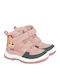 Kinderstiefel mit Bügel- und Schleifenverschluss Rosa
