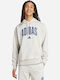 Collegiate Sweatshirt mit Kapuze Ecru