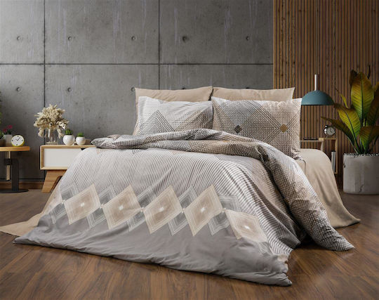 Dimcol Husă de Pilotă Single 160x240 Calliroe 603 Grey-mocha