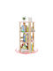 Kids Wooden Bookcase Pink 48x48x95.5cm