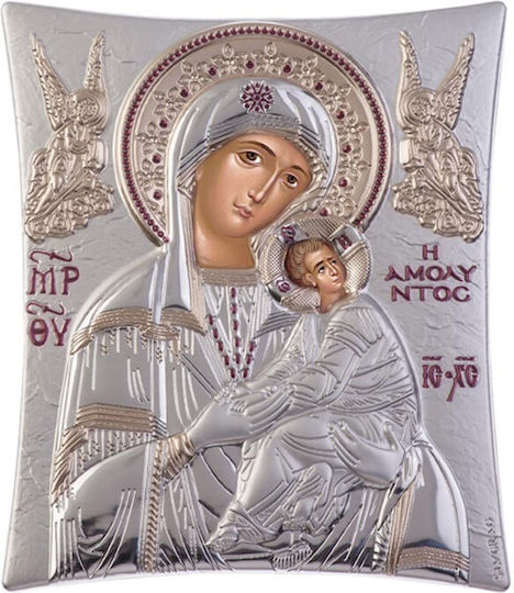 Silver Saint Icon Virgin of the Immaculate 16 X 20 Slevori 9875-00102tbr1fwd