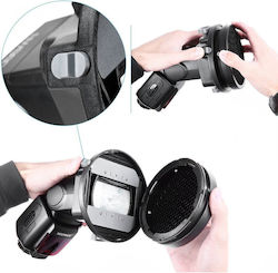 Falcon Eyes Honeycomb Grid Flash On Hot Shoe Universal Adapter Falcon Eyes Honeycomb Grid Flash On Hot Shoe Universal Adapter