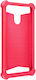 Universal Faux-leather Shock Absorbing Case 5.3" 5.5" Smartphones – Fuchsia
