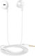 Akashi 3.5 Mm Wired Headphones Built-in Microphone White