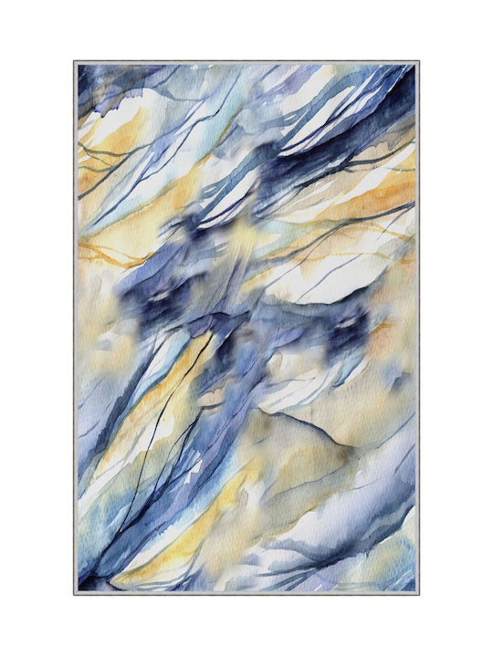 Conceptum Hypnose Hmnt Rug Rectangular Blue-yellow