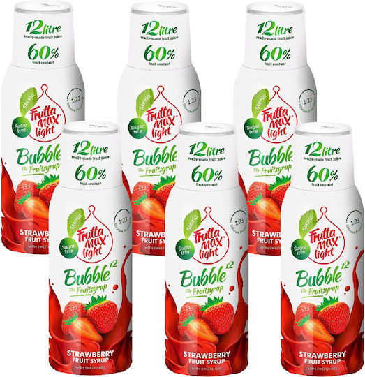 Fruttamax Strawberry Light Syrup 500 Ml 6 Pcs