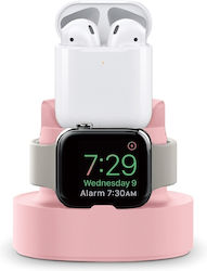 Eko Charging Cradle 2-in-1 Apple Watch Airpods Smartphone Pink