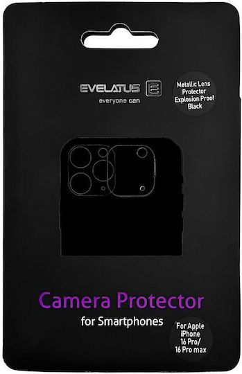 Evelatus Kameraschutz Gehärtetes Glas für das iPhone 16 Pro, iPhone 16 Pro Max