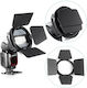 Falcon Eyes Barndoor Flash On Shoe Falconeyes U...