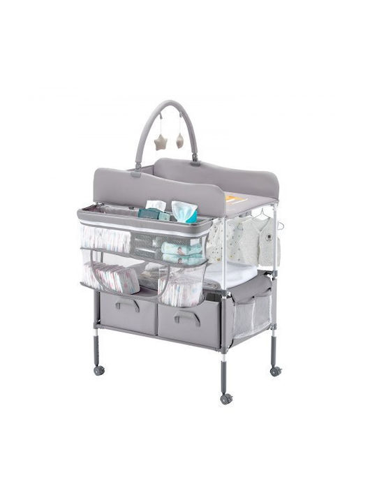 Baby Dresser With 2 Drawers Gray 76.2x75x100.5cm