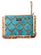 Juicy Clutch Likno Дамска Чанта Ръчна Тюркоазена